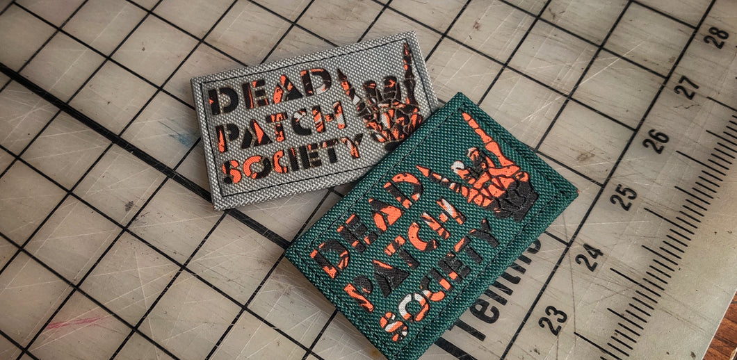 Dead Patch Society October Laser Cut Patch